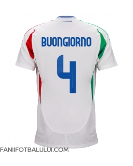 Italia Alessandro Buongiorno #4 Tricou Fotbal Replică European 2024 Barbati Deplasare